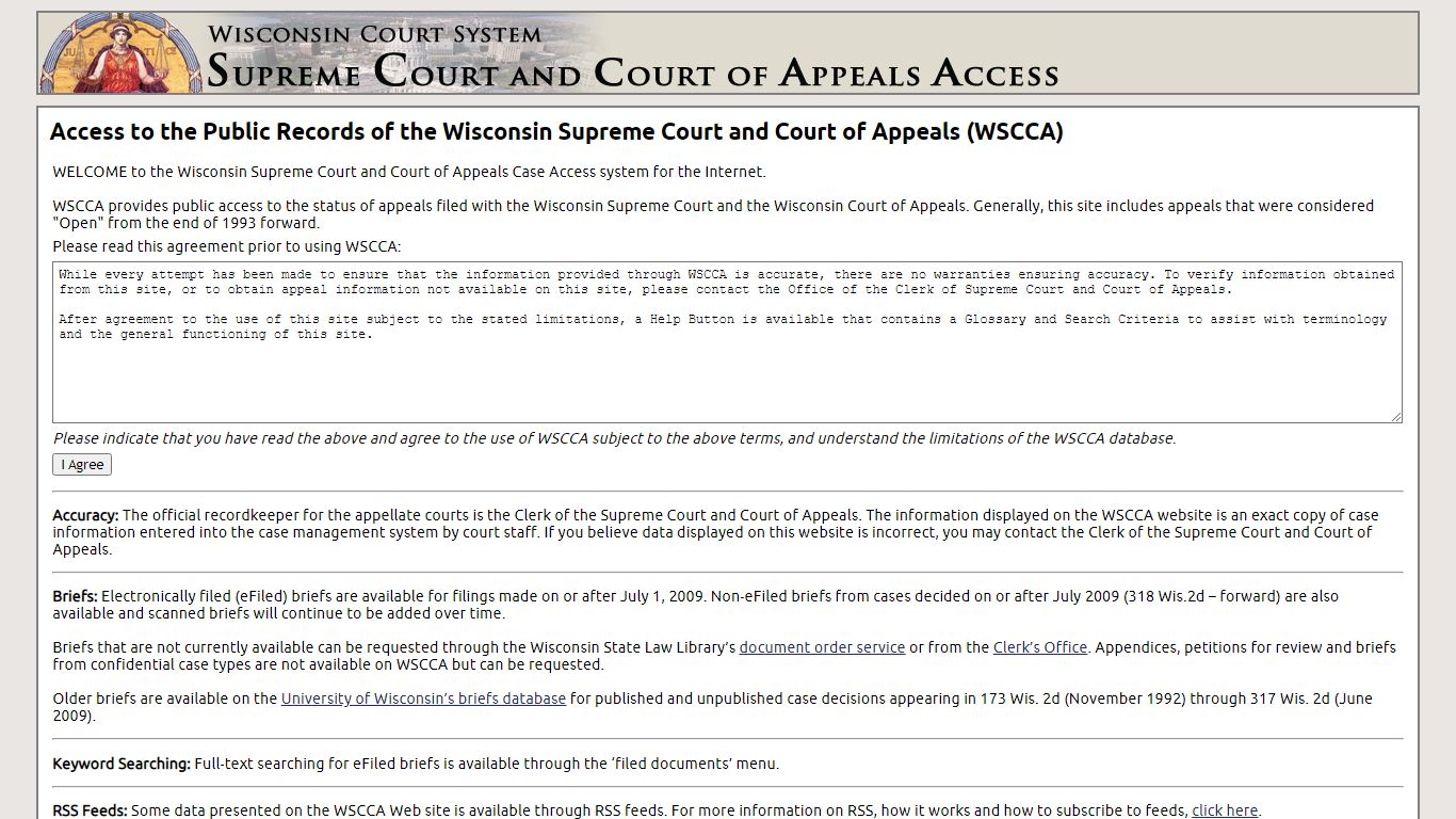 Case Search - wscca.wicourts.gov